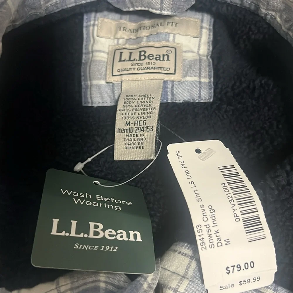 L.L. Bean Men’s Sherpa Lined Button Up! - Picture 2 of 5